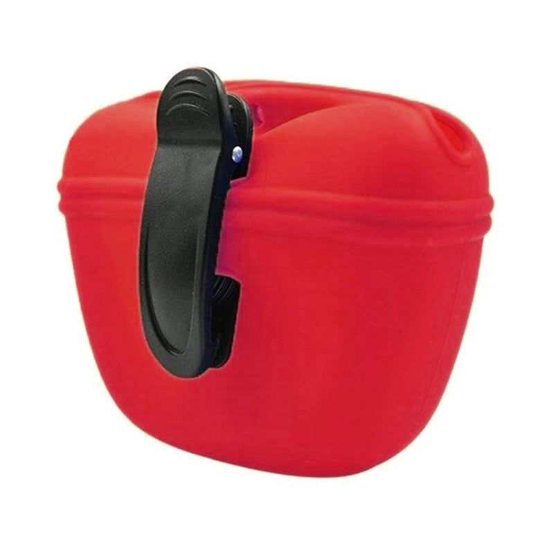 RoyalCare Silicone Dog Treat Pouch-Small Training Bag-Portable Dog Treat Bag for Leash with Magnetic Closure and Waist Clip[US Design Patent] - Image 1